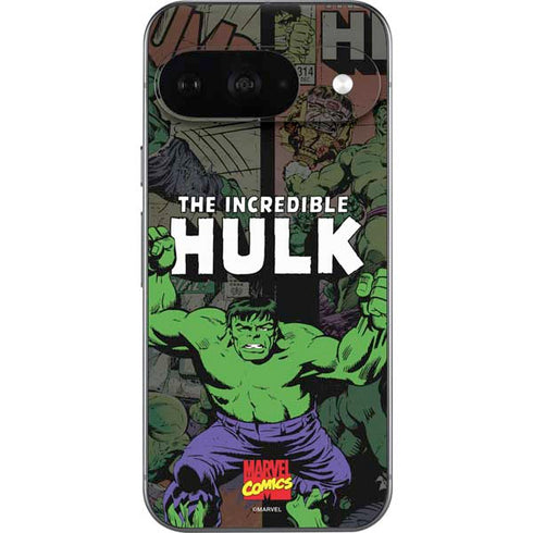 Marvel Classic Comics Hulk Fighter Vintage Google Pixel 9 Skin